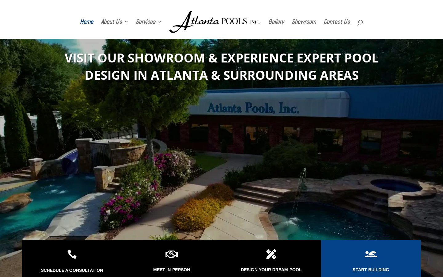 Atlanta Pools website